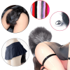False Fox Tail With Metal Anal-Butt Plug Buttplug Cosplay Game Toy Games Romance - black