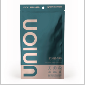 UNION STANDARD | Medium Fit Condom with a Flared Head, Body-friendly & Vegan - UNION-STRD12