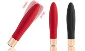 Rechargeable Clit Vibrator Wand Massager 7 Speeds G-Spot Quiet Vibrator Dildo  - Red