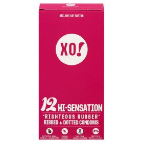 Xo! - Condoms Rbbr Hi-sensation - Case Of 8-12 Ct - Default