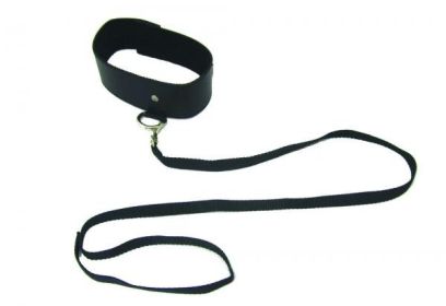 Sex &amp; Mischief Leash and Collar Black