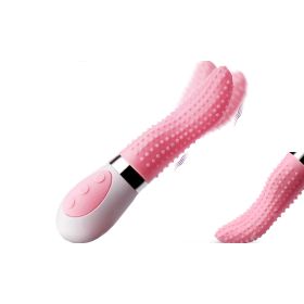 Simulated tongue 7-frequency licking and vibrating to stimulate G-spot - Pink
