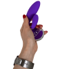 Athena – Remote Control Dildo & Pulsating Vibrator - Purple