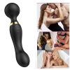 Massagestab 20 Modes Elegant Massagegerät leise hohe Akku Leistung Silikon - black