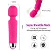 Profi Massagestab mit Vibration – Für Nacken/Rücken Muskelschmerzen – 20 Stufen - pink
