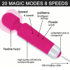 Profi Massagestab mit Vibration – Für Nacken/Rücken Muskelschmerzen – 20 Stufen - pink