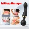 Massagestab 20 Modes Elegant Massagegerät leise hohe Akku Leistung Silikon - black