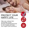 North Moon Latex Rubber Condom, Couple Safety Protection Thread Hyaluronic Acid Series - 1pc