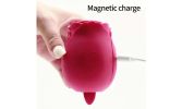 7 Speed G-spot&Clitoral Licking Sucking Rose Vibrator - Rose
