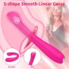 G Spot Vibrator, 9 Modes Clitoral Stimulator, Silent Rechargeable Vaginal Vibrator, Waterproof Adult Toy for Women - Pink