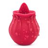 2022 New Frequency Vibration SuckinGModes-Waterproof Hand Wand Massager with Multi Function,Medical Silicone,Rechargeable USB - red