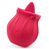 2022 New Frequency Vibration SuckinGModes-Waterproof Hand Wand Massager with Multi Function,Medical Silicone,Rechargeable USB - red