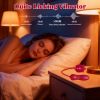 Licking Vibrator Tongue Toy for Women, 9 Thrusting Modes Rose Vibrator Dual Stimulator Clitoral and G Spot Pleasure - Red