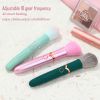 Electric Massage Stick and Beauty Vibration Massager Doubling as Makeup Blush Brush - Pink+ storage box