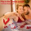 Wearable Vibrator for Women, APP Remote Vibrator for G Spot and Clit Stimulator, Wiggling Heated Vibrator for Couples Play - Red