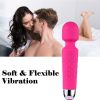 Profi Massagestab mit Vibration – Für Nacken/Rücken Muskelschmerzen – 20 Stufen - pink