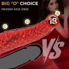 Wireless Remote Tentacle Monster Dildo, Thrusting Tongue Vibrator for G Spot and Anal Play for Women Men - Red