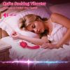 Rose Tongue Vibrator for Women, 9 Licking Modes Bendable Dual Vibrators for Anal Clitoral Stimulation - Red