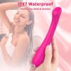G Spot Vibrator, 9 Modes Clitoral Stimulator, Silent Rechargeable Vaginal Vibrator, Waterproof Adult Toy for Women - Pink