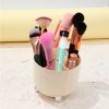 Electric Massage Stick and Beauty Vibration Massager Doubling as Makeup Blush Brush - Pink+ storage box