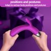 Rabbit Vibrator G Spot Stimulator for Women, Heated Dual Motor with 7 Modes Silicone Vibrator for Internal and Clitoral Stimulation - Purple