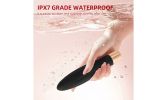 Rechargeable Clit Vibrator Wand Massager 7 Speeds G-Spot Quiet Vibrator Dildo  - Red