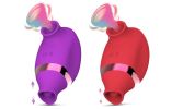 Strong 7 Modes Clitoral Licking & Sucking Vibrator G spot Stimulator - Red