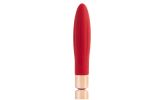 Rechargeable Clit Vibrator Wand Massager 7 Speeds G-Spot Quiet Vibrator Dildo  - Red