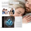 North Moon Latex Rubber Condom, Ultra Thin Moisturizing Vitality Hyaluronic Acid Thread Type Adult th Care Products - 1pc