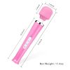 20 Speed Electric Handheld Vibrating Massager Therapy Motor Wand Full Body Massage Stick+Box - pink