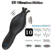 Sexy Toyzfor Women&Couple Licking&SuckinGToy for Women Female Silicone Multi-Speed VibratinGSuction Pump Female Lips Oral Tongue Massage Toy - black
