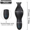 Sexy Toyzfor Women&Couple Licking&SuckinGToy for Women Female Silicone Multi-Speed VibratinGSuction Pump Female Lips Oral Tongue Massage Toy - black
