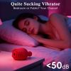 Clit Sucker Flower Clitoral Stimulator, Discreet Rose Sex Toy for Women, Couples, Solo Play - Red