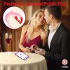 Wearable Vibrator for Women, APP Remote Vibrator for G Spot and Clit Stimulator, Wiggling Heated Vibrator for Couples Play - Red