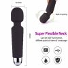 Profi Massagestab mit Vibration – Für Nacken/Rücken Muskelschmerzen – 20 Stufen - black