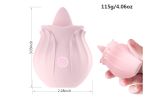 Strong 10 Speeds Vibration Clitoral Sucking Vibrator Oral Sex Toy - Pink