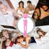 20 Speed Electric Handheld Vibrating Massager Therapy Motor Wand Full Body Massage Stick+Box - pink