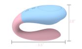 Wireless Remote Control Wearable Dildo Clitoris Stimulate Panty Vibrator - Pink