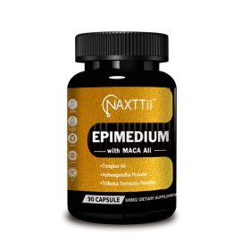 EPIMEDIUM Maca Root Powder Tongkat Aliand Tribulus Terrestris Powder 90 Capsules 500mg Dietary Supplement For Women And Men (Option: 90 capsules)